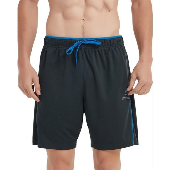 3 Pack MEDIUM Mens Athletic Shorts with Pockets Quick Dry - Picture 4 of 7